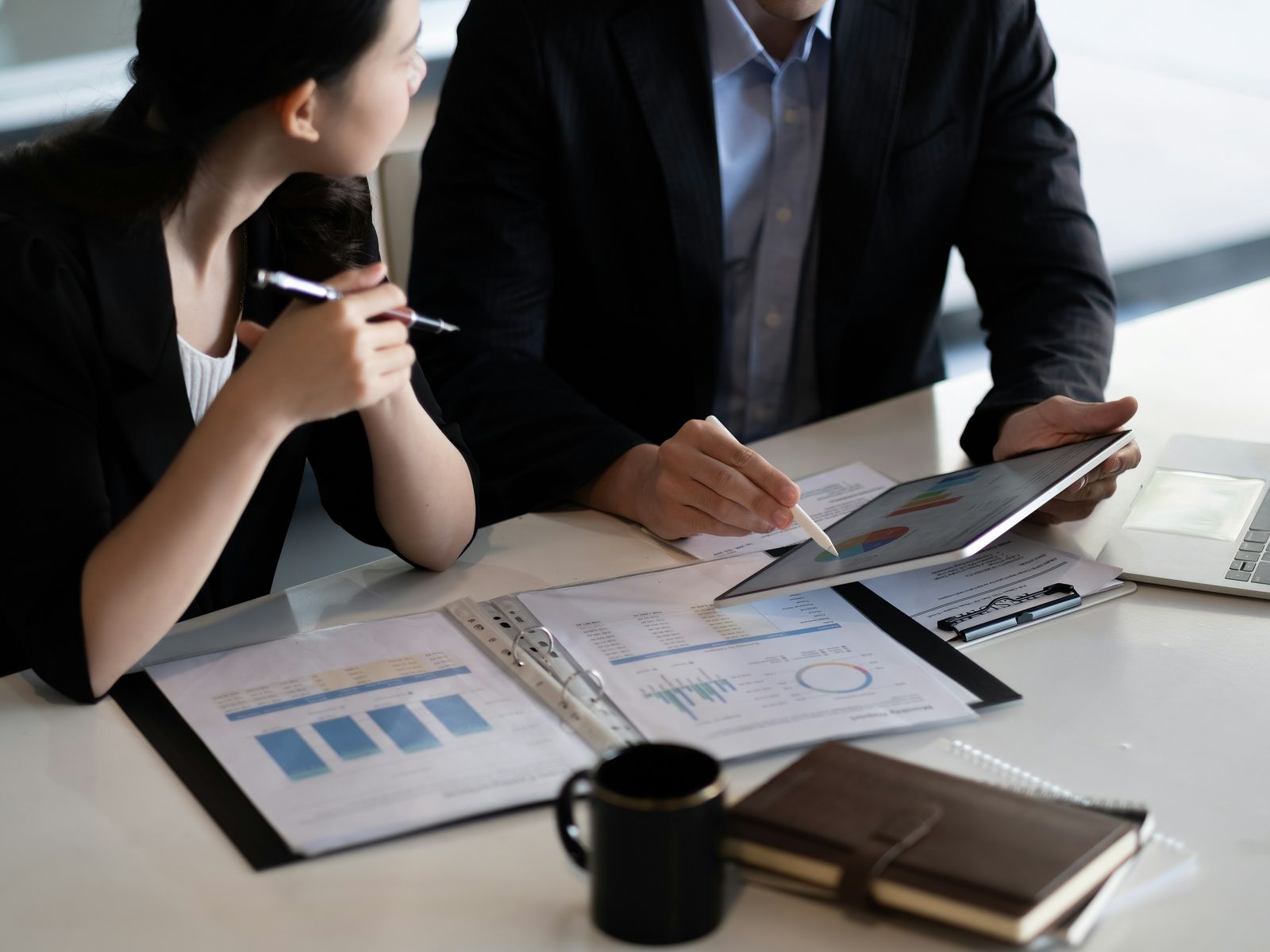 Corporate operations floor or data governance context. Restrained, professional.