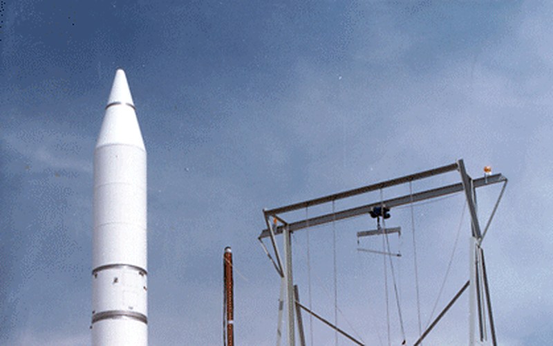 Launch vehicle on the pad, or launch control room during a countdown.
